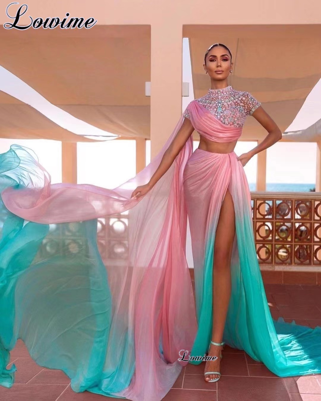 Briar Cosplay Prop - Dubai Prom Vestidos com Cristais de