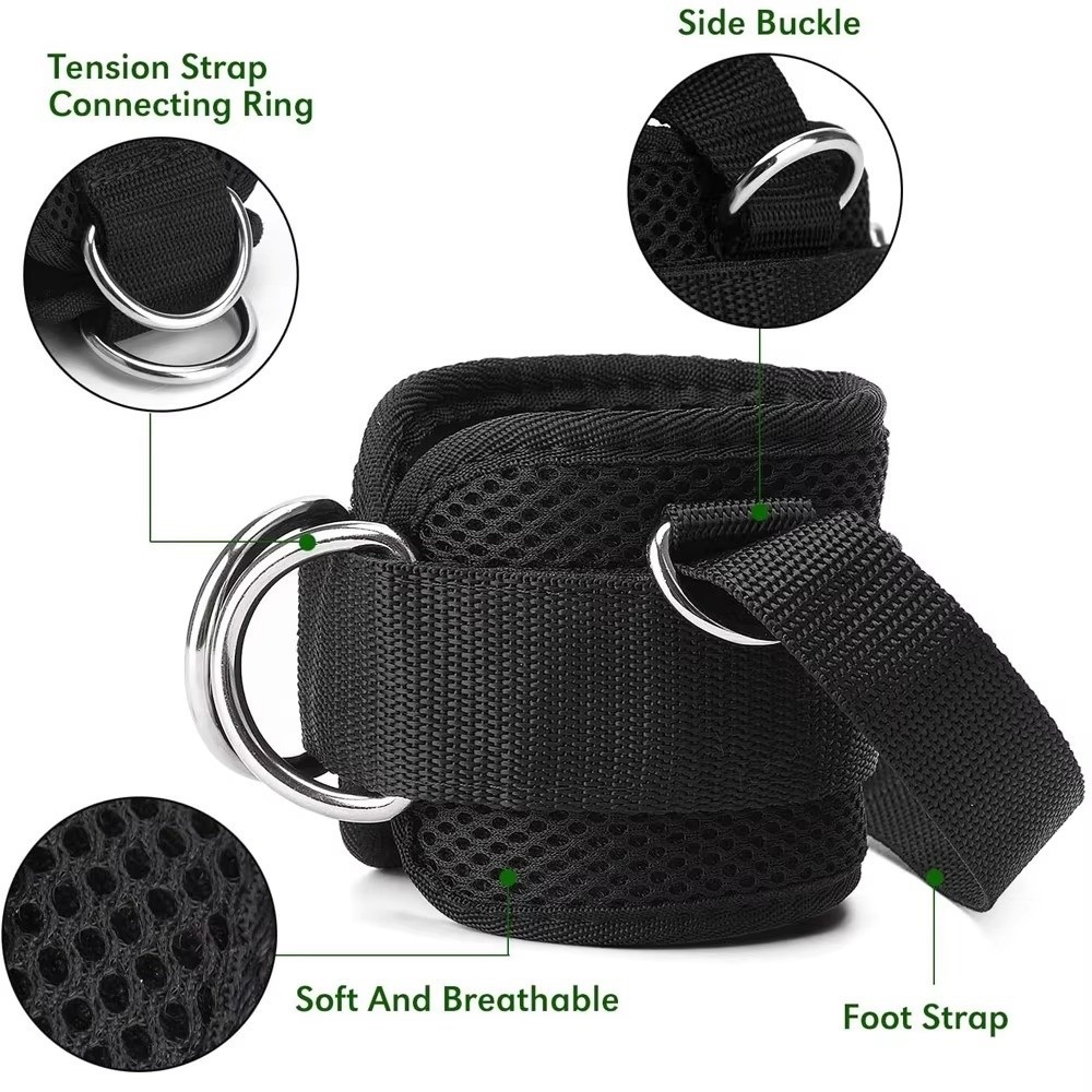 D Ring Strap - Cintas de Tornozelo para Academia com
