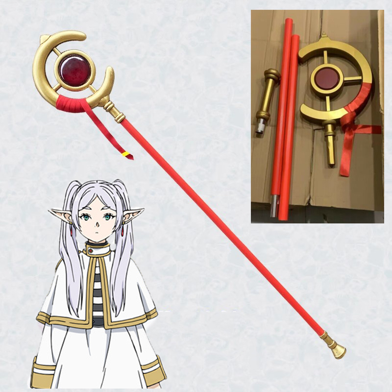 Frieren Cosplay Prop - Bastão de Caminhada Cosplay Frieren de