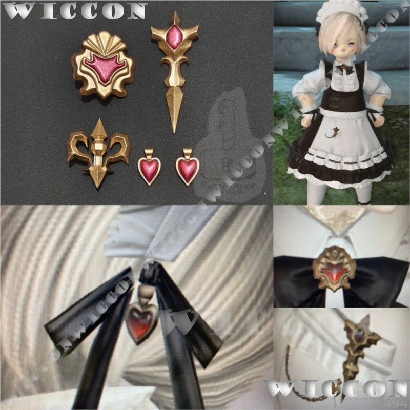 Cosplay Prop 3D Print - Conjunto de Acessórios Clássicos para Uniforme