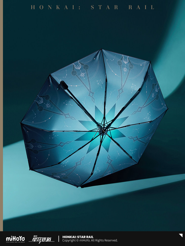 Anaxa Cosplay Prop - Guarda-chuva Dobrável Original MiHoYo Honkai Star
