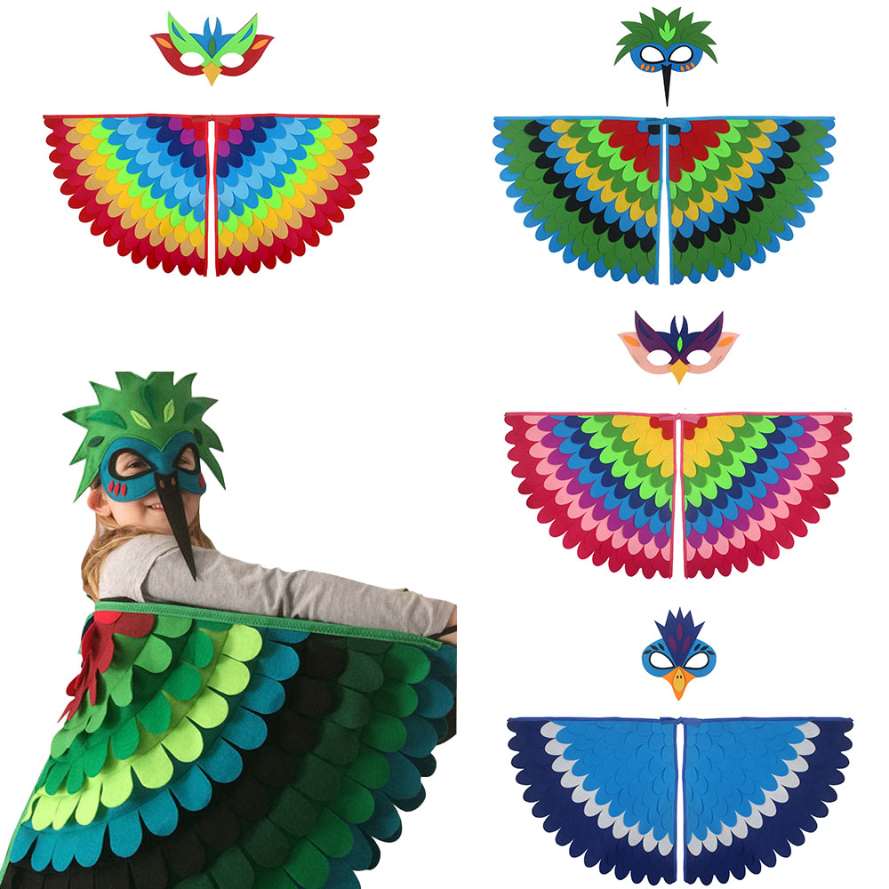 Cosplay Prop Pattern - Fantasia de Asas de Coruja Fofa