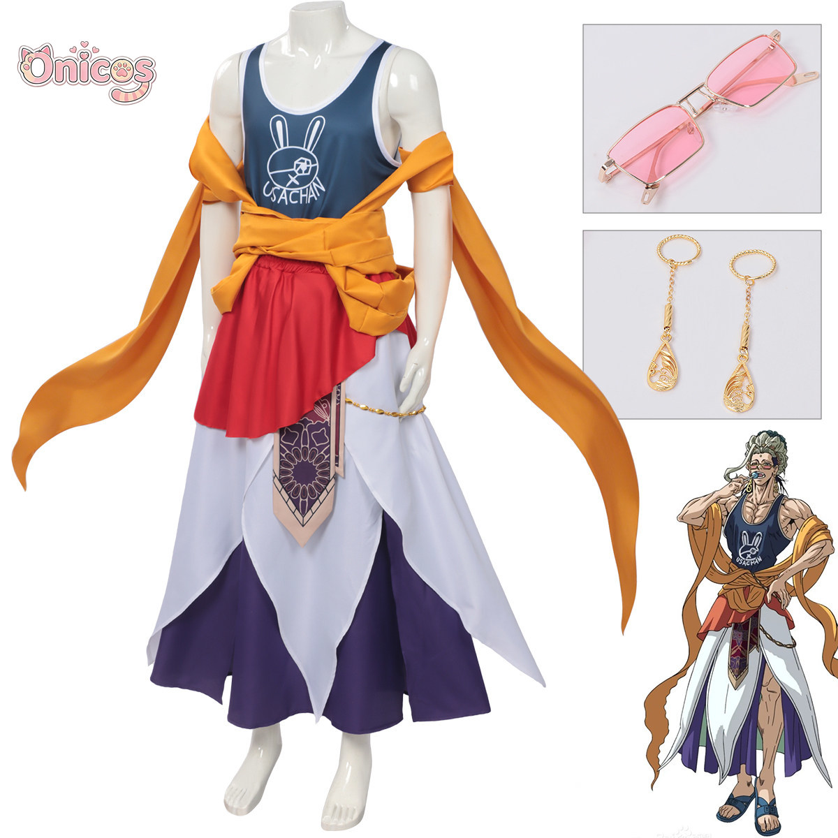 Fantasia de Cosplay do Buda de - Anime Cosplay Prop avaliação e preço
