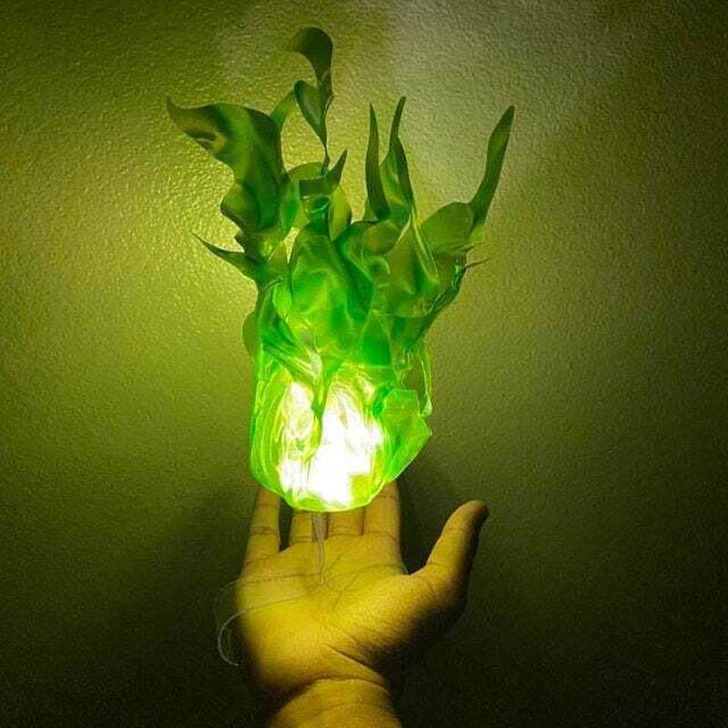 Bola de Fogo Flutuante LED com - Cosplay Fireball Prop avaliação e preço