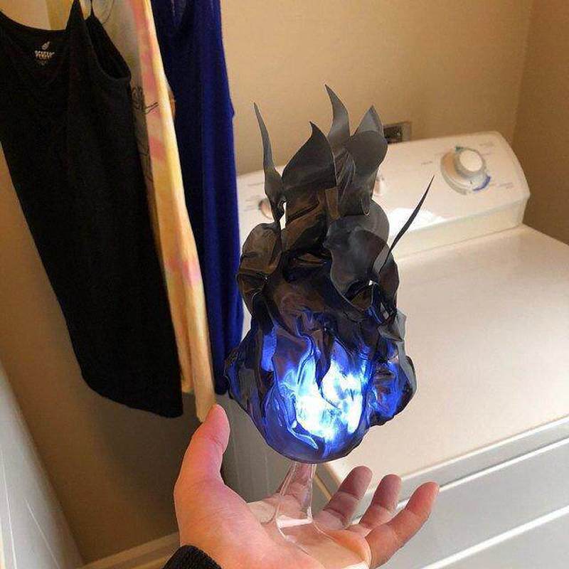 Bola de Fogo Flutuante LED com - Cosplay Fireball Prop avaliação e preço