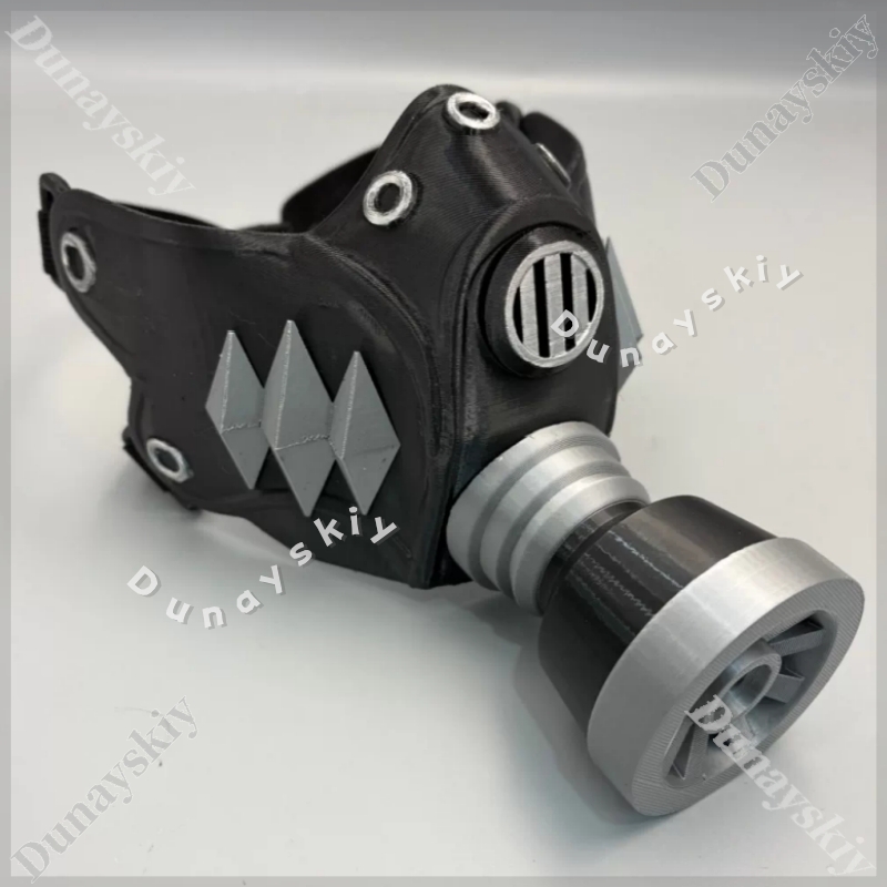 Máscara de Gás Cyberpunk Guita - Cosplay Prop 3D Print avaliação e preço