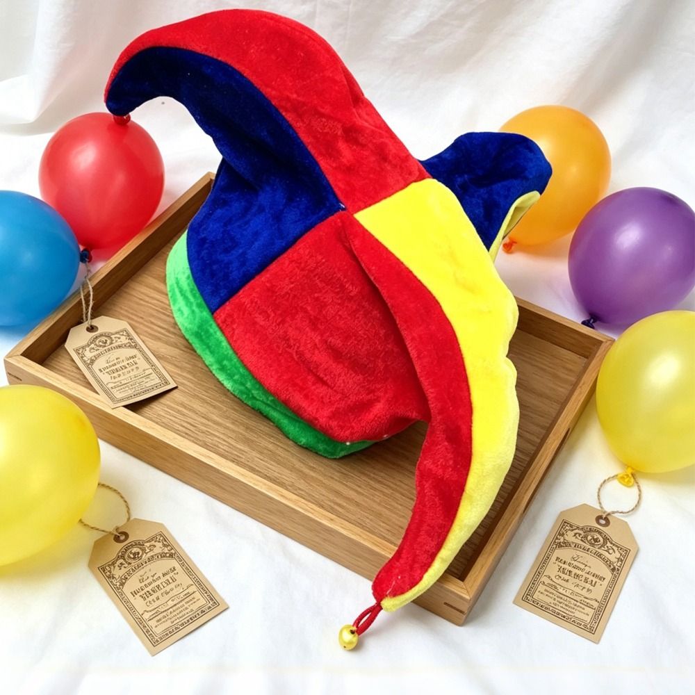 Chapéu de Palhaço Multicolorid - Cosplay Prop Pattern avaliação e preço