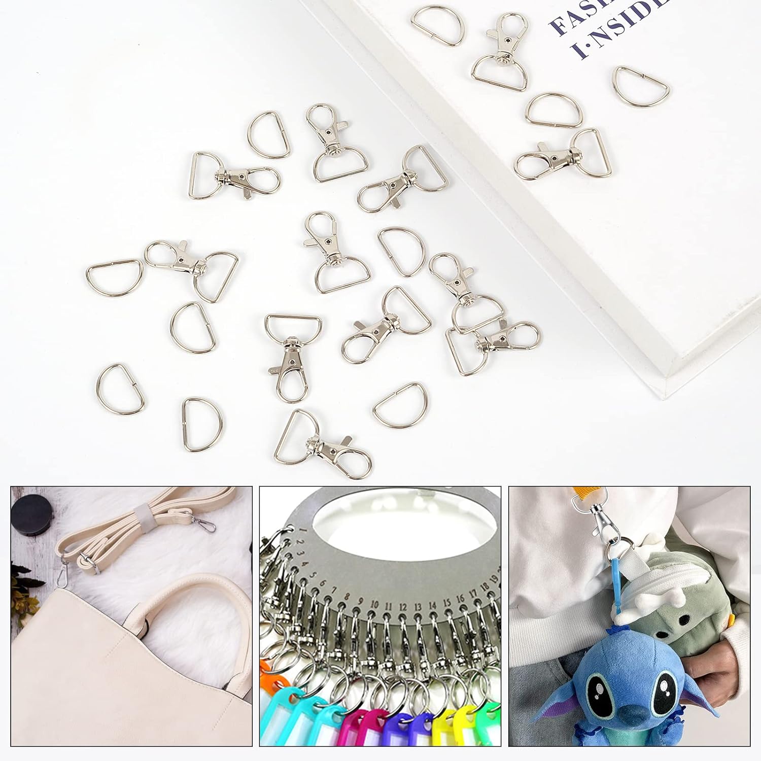 Conjunto de 8/15/30 ganchos de - D Ring Strap avaliação e preço