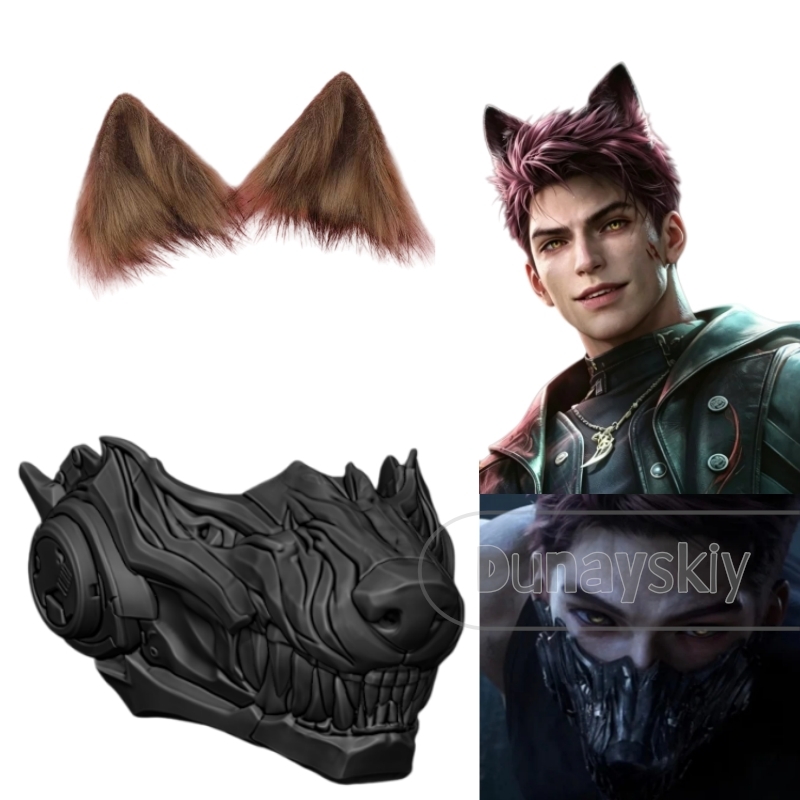 Máscara de Cosplay Valko Wolf  - Cosplay Prop 3D Print avaliação e preço
