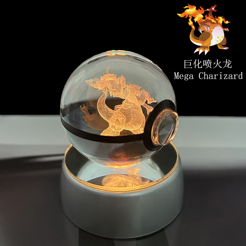 Poké Bola de Cristal Pokémon 3 - Cosplay Fireball Prop avaliação e preço
