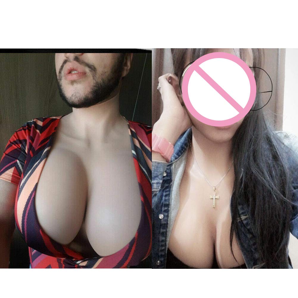 Falso Boobs Para Homens Silico - Cosplay Prop Filler avaliação e preço